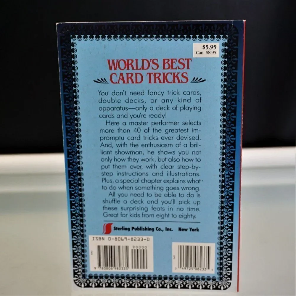 World's Best Card Tricks by Bob Longe 1992 Trade Paperback